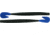 Bass Assassin BANG Lures RSB Worm, 7.25in, 8 per Pack, Black/Blue Tail, 7.25, RSB53200
