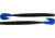 Bass Assassin BANG Lures RSB Worm, 7.25in, 8 per Pack, Black/Blue Tail, 7.25, RSB53200