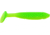 Bass Assassin Crappie Dapper Swimbait, 2in, 10 per Pack, Green/Limetreuse Tail, 2, DDA48259