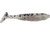 Bass Assassin Crappie Dapper Swimbait, 2in, 10 per Pack, Salt &amp; Pepper Silver Phantom, 2, DDA48336