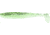 Bass Assassin Elite Shiner Shad Tail Swimbaits, 8, 4in, Salt &amp; Pepper-Silver Phantom, ES953S36