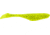 Bass Assassin Lures Turbo Shad Swimbait, 4in, 10 per Pack, Chartreuse/Silver Glitter, 4, TSA30452