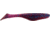 Bass Assassin Lures Turbo Shad Swimbait, 4in, 10 per Pack, Plum, 4, TSA30420