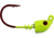 Bass Assassin Red Hook Spring Lock, 1/8 oz, Hook 4/0, 4 per Pack, Chartreuse Flash, 1/8 oz, RSLJ59005