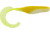 Bass Assassin Walleye Assassin Curly Shad, 4in, 10 per Pack, Acid Rain, 4, WC33260