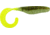 Bass Assassin Walleye Assassin Curly Shad, 4in, 10 per Pack, Chicken on a Chain, 4, WC33214