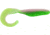 Bass Assassin Walleye Assassin Curly Shad, 4in, 10 per Pack, Electric Chicken, 4, WC33376