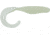 Bass Assassin Walleye Assassin Curly Shad, 4in, 10 per Pack, Glow, 4, WC33116