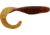 Bass Assassin Walleye Assassin Curly Shad, 4in, 10 per Pack, Rootbeer/Red Glitter, 4, WC33401