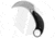 Bastinelli Creations B.A.K. Karambit Fixed Blade Knife, 3.25in, Bohler N690 Stainless Steel, Hawkbill Blade, G10 Black Handle, Steel/Black, 6.375in, BHQ-86906
