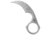 Bastinelli Creations Bastinelli Diagnostic Karambit Fixed Blade Neck Knife Stonewash 1.5" Stonewash, Gray, Bohler N690, adult, BHQ-34361
