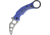 Bastinelli Creations Black Bird Folder Trainer Folding Knife, 2.25in Unsharpened 440 SS Blade, Blue G10 Handle, Finger Ring, Pocket Clip, Blue, BLACK BIRD FOLDER TRAINER