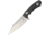 Bastinelli Creations Compact Assaucalypse Fixed Blade Knife, 5.75in, D2 Tool Steel, Stonewash, Black, G10 Handle BAS09