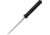 Bastinelli Creations Ice Scream Ice Pick Knife, 8.63in Overall, 4.25in Blade, Black Aluminum Handle, Hdl420 Steel Pick, Sheath, ICE SCREAM BLACK