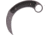 Bastinelli Creations Kalinou Karambit Fixed Blade Knife, 3in, Black, G10 Handle BASKBL