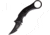 Bastinelli Creations Mako Linerlock Folding Knife, Black, Black nylon handle, BAS18S