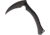 Bastinelli Creations Reaper Tac Knife, 10.5in Overall, 4.5in Cutting Edge, 6.5in Black Oxide Coated N690 SS Axe Head, Black Smooth G10 Handle, Black Leather Sheath, REAPERTAC CERAKOTE
