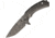 Bastinelli Creations Safe Folder Folding Knife,3.75in,D2 Tool Steel,Standard Edge,Drop Point,Black Stonewash,Titanium Handle BAS16