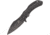 Bastinelli Creations Shadow Framelock Folding Knife, 3.75in Black Stonewash Elmax Steel Blade, Black Stonewash Titanium Handle, Pocket Clip, Black Synthetic Case, SHADOW FULL TITANIUM