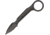 Bastinelli Creations SPADE Fixed Blade Serrated Knife, 1.75 stonewash finish serrated Bohler N690 stainl, One-piece construction, SPADE SERRATED