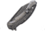 Bastinelli Creations Trigger Framelock Folding Knife, 4in Black Stonewash D2 Tool Steel Blade, Black Stonewash Titanium Handle, Glass Breaker, Pocket Clip, TRIGGER DARK STONE WASHED