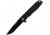 Bastion Craft Linerlock All Folding Knife, Bastion D2 Steel Blade Flipper Folder Pocket Knife G10 Scales - Craft, Black Blade/Black Scales, Black, BSTN-CFTBLK-BLK