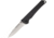 Bastion Partizan Framelock G10 Folding Knife,3.25in,D2 Tool Steel,Standard Edge,Black,G10 Handle BSTN12