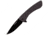 Bastion Sidekick Linerlock Folding Knife, Bastion D2 Steel Blade Flipper Folder Pocket Knife G10 Scales - Sidekick, Black Blade, BSTN-SDKBLK-BLK