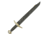 Battling Blades Arabian Battle Ready Scimitar High Carbon Damascus Steel Sword, 24in, 365318701090