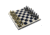 Battling Blades Bone Black And White Chess Set, Bone Chess Board With Pieces, 20in, 7012460757164