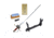 Battling Blades BundleRapier Sword, Damascus Steel Maintenance Kit Sword, Sharpener Sword Stand, 7222941745324