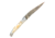 Battling Blades Folding Pocket High Carbon Damascus Steel Bone Handle Knife, 8in, 4475249098883