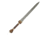 Battling Blades Gladiator Roman High Carbon Damascus Steel Sword, 28in, 11935131795