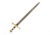 Battling Blades King David Star Short High Carbon Damascus Steel Blade Sword, 27in, 6045173940396
