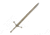 Battling Blades Lion Claymore High Carbon Damascus Steel Sword, 39in, 6045181247660