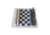 Battling Blades Marble Black And White Coral Chess Set With Chess Pieces Black Border, 12in, 5633039499426