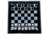 Battling Blades Marble Chess Set Extra Large Chess Board Black Boarder, Black, 20in, 7204583243948