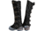 Battling Blades Medieval Vintage Steampunk Viking Armor Half Chaps Lace Up Buckle Shoes Boots, Leather, 7353671647404