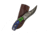 Battling Blades Skinning Skinner Knife, High Carbon Damascus Steel Blade, Blue/Green, 7520571457708