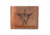 Montana Knife Company Mkc Bison Skull Leather Wallet, Natural, One Size, MKC-000739