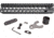 Bravo Company 10in Alpha Keymod Rail for AR Rifles, Aluminum Alloy, Black Finish, KMRA10556BK