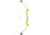 Bear Archery Bear Archery Valiant Youth 4 to 7 Years Bow Set RH - Flo Green, AYS6201GR