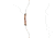 Bear Archery Bullseye X, White, RH 15, A5BEX4815R