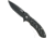 Bear Edge Brisk 1.0 Folding Knife, 3.63in, 440 Stainless Steel, Stainless Steel w/Soft Touch Coating Handle, Black, 61513