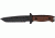 Bear Ops Close Quarters Combat Fixed Knife, SS armour piercing tanto Blade, Cocobolo Wood Handle BC31001