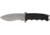 Bear Ops Close Quarters Combat Fixed Knife, SS modified Drop Point Blade, black G-10 Handle BC31006