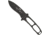Bear OPS Constant Fixed Blade Knife, 2.88in, 1095 Carbon Steel, Black Epoxy Powder Coating Handle, CC-400-B
