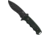 Bear OPS Constant Fixed Blade Knife, 4.25in, 1095 Carbon Steel, Black Textured G10/Black Epoxy Coated Handle, CC-200-B4-B