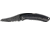 Bear Ops Persuader Fold Knife, partially serrated modified tanto blad, Polished black G-10 handl BC32013