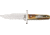 Bear &amp; Son Baby Bowie Fixed Blade Knife, SS clip Point Blade, India Stag horn Handle BCGS0112